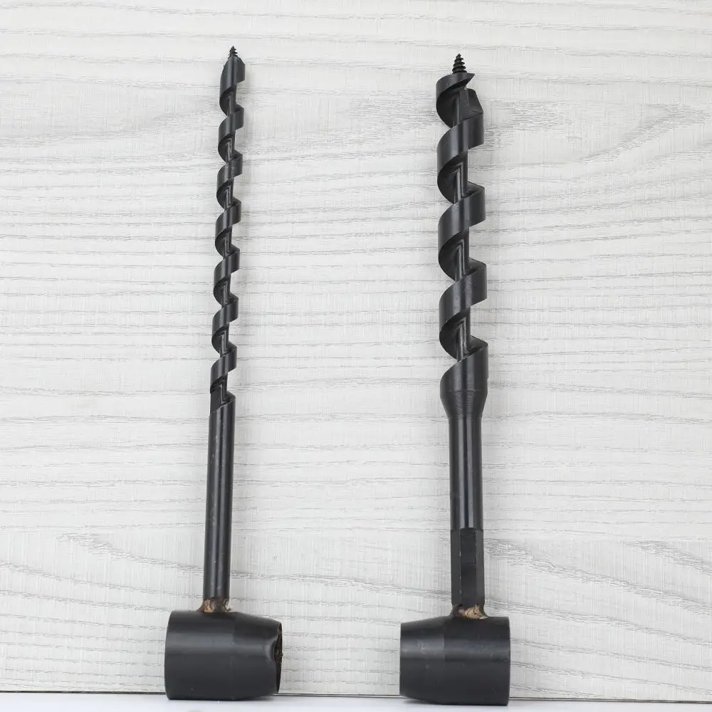 Wild Survival Hand Drill Portable Carbon Steel Manual Auger Drill Manual Wood Punch Tool