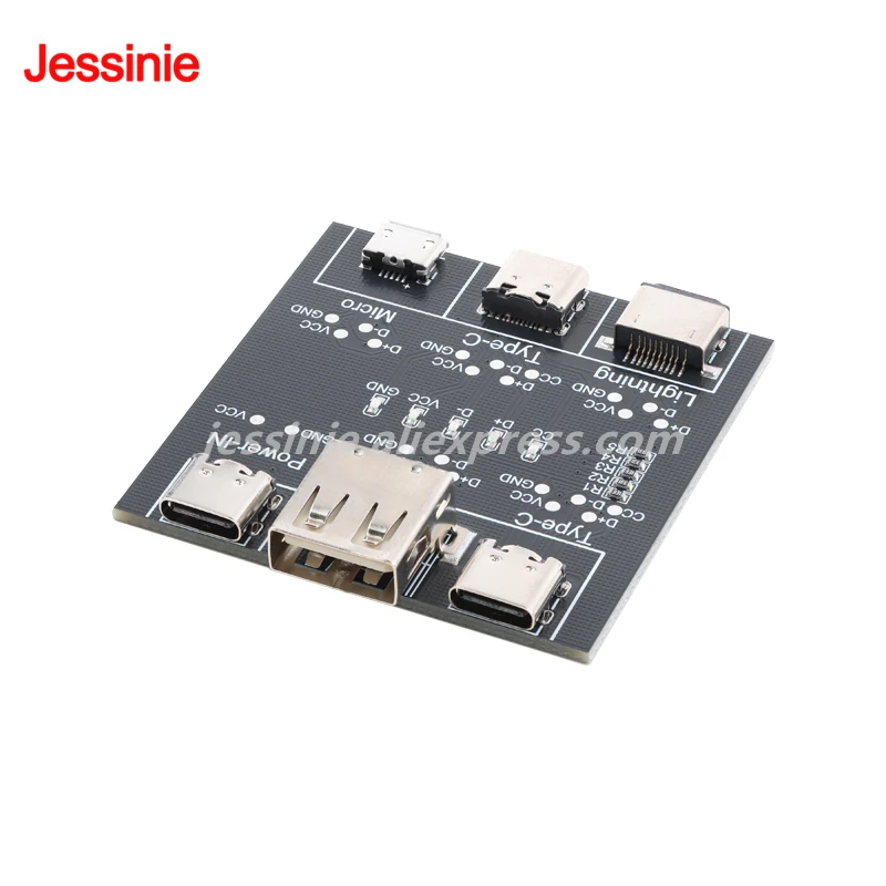 2pcs/1pc DT3 USB Data Cable Detection Board Cable Tester for Android Type-C Short Circuit On-off Switching Test Board Tool