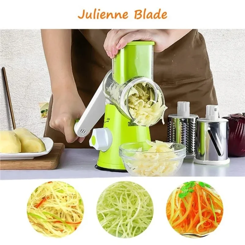 Râpe à fromage rotative manuel - Household Kitchen Gadgets Vegetable Cutter Silk Cutter avis et prix