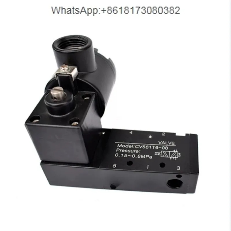 NXV-500-GB two position five way plate explosion-proof solenoid valve Exd Ⅱ CT6 air source interface is G1/2