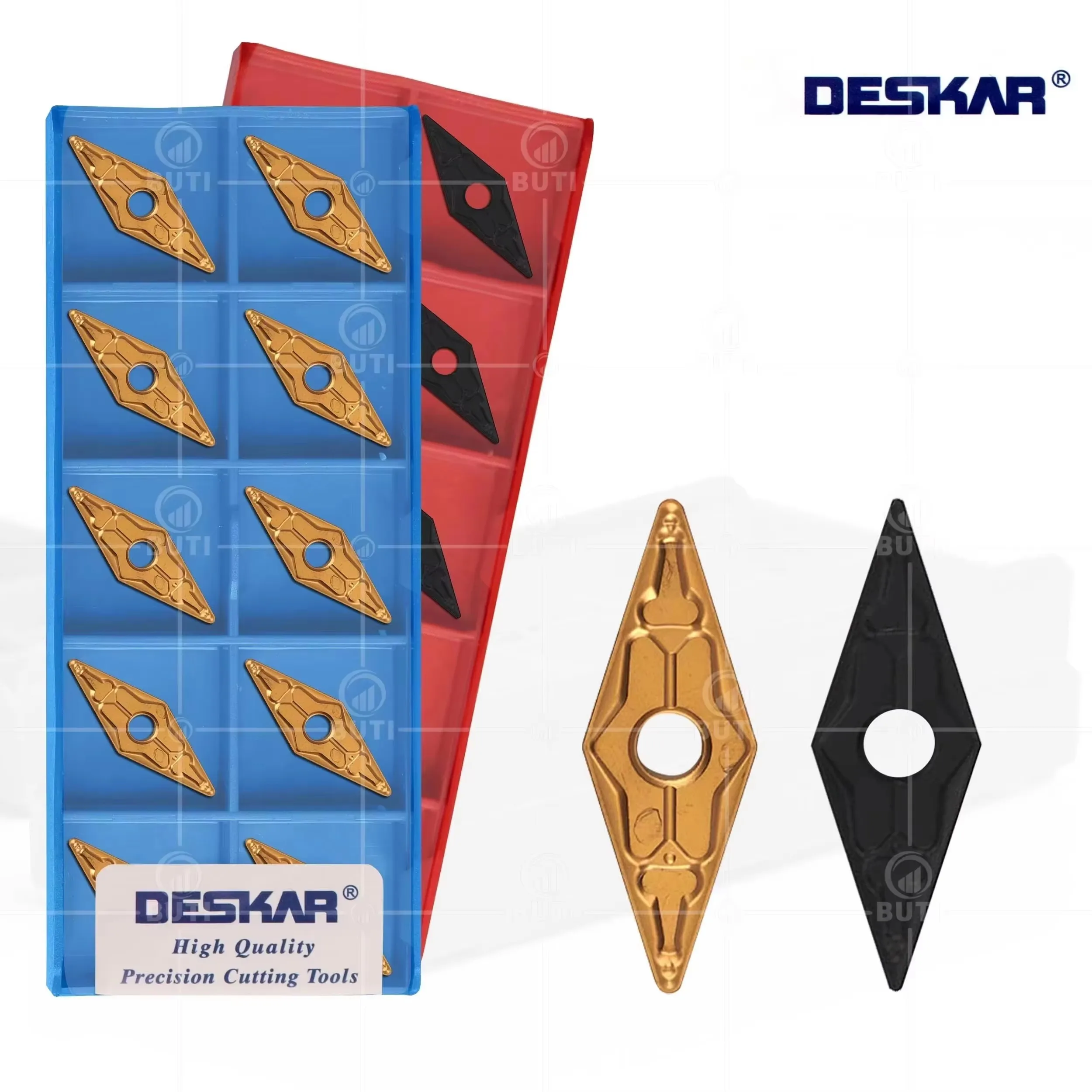 DESKAR 100% Original VNMG160404/08/12 TM HQ PM LF9018 LF9118 Numerical Control Lathe Turning Blade Cutting Tool Processing Steel