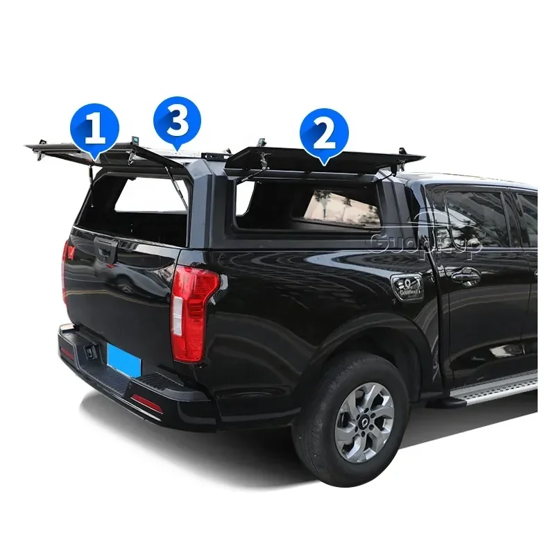 Pickup 4x4 Steel Hardtop Truck Topper Camper Hardtop Canopy Great Wall Poer For 2023 Nissan Frontier Truck Canopy