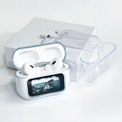 Transparent Anti-fall Shockproof Dustproof Wireless Earphones Shell Cas For A9pro Headphone Case Silicone Bluetooth Ear Case