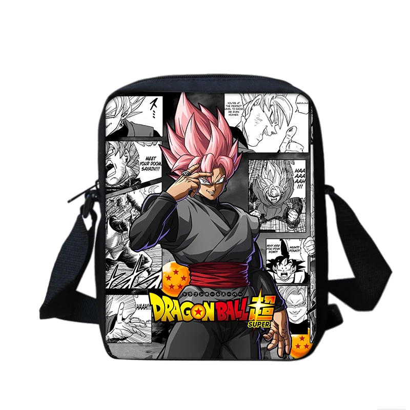 Dragon Ball Printed Shoulder Messenger Bag Handbag Boy Girls School Bags Phone Bag Super Saiyan Goku Shopping Bag Best Gift