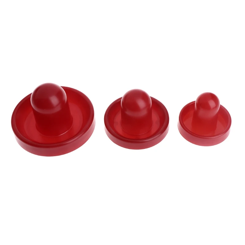 2 Stuks Red Air Hockey Pushers En Air Hockey Pucks Voor Game Tafels Grote Doel