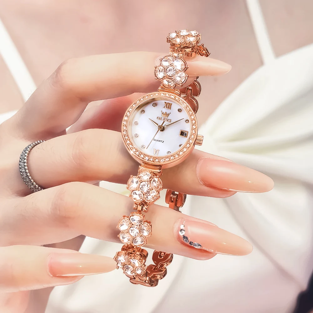 Rose gold white