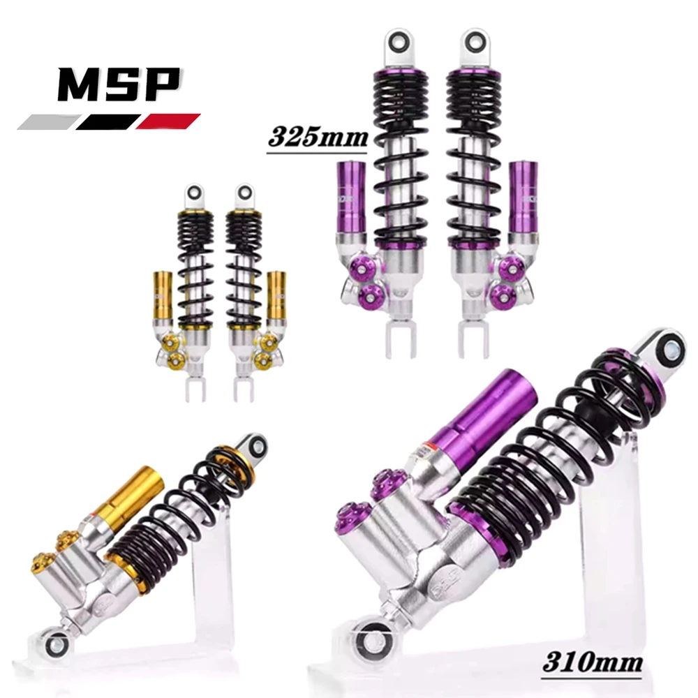 Universal 310mm 325mm CNC Motorcycle Inverted Rear Shock Absorber For HONDA Yamaha Niu Ninebot Scooter Dirt Pit Bike ATV Quad