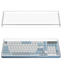 Geekria Keyboard Dust Cover, Clear Acrylic Keypads Cover for Computer Mechanical Keyboard, Compatible with RK ROYAL KLUDGE S98