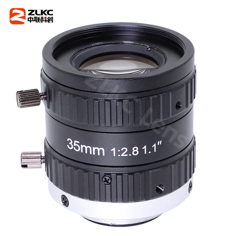 35mm Lens High Resolution 1.1 Inch 20Megapixel F2.8 C Mount Lens Low Distorsion Manual Iris Machine Vision Industrial Cameras