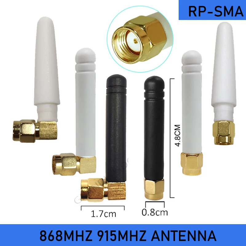 GWS 2pcs 868mhz 915MHZ antenna 3dbi sma female lora router antene pbx iot module lorawan signal receiver antena