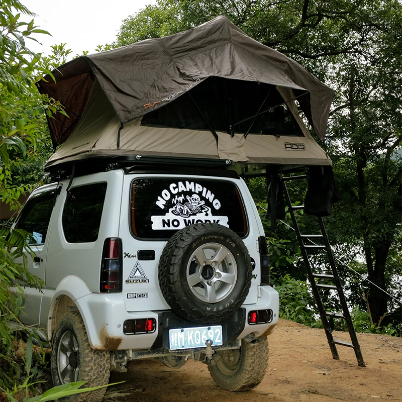 ADA Professional Manufacturer Waterproof Outdoor Large Inner Space Rooftop Camping Tents With Ladder