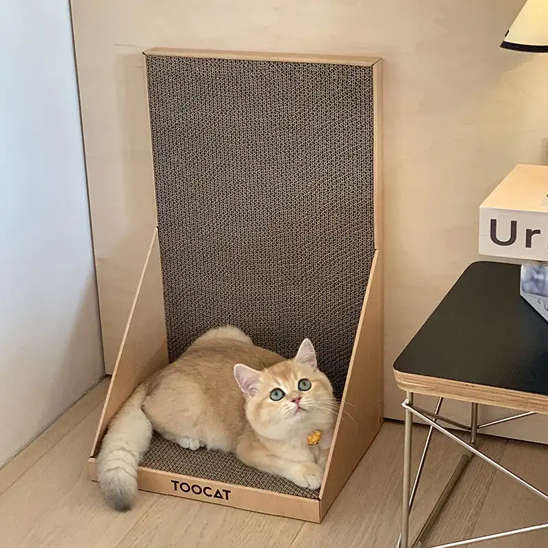 

Toocatoot type corrugated cat scratching board vertical wear-resistant and non-chip-resistant large grinding claw anti-scratch