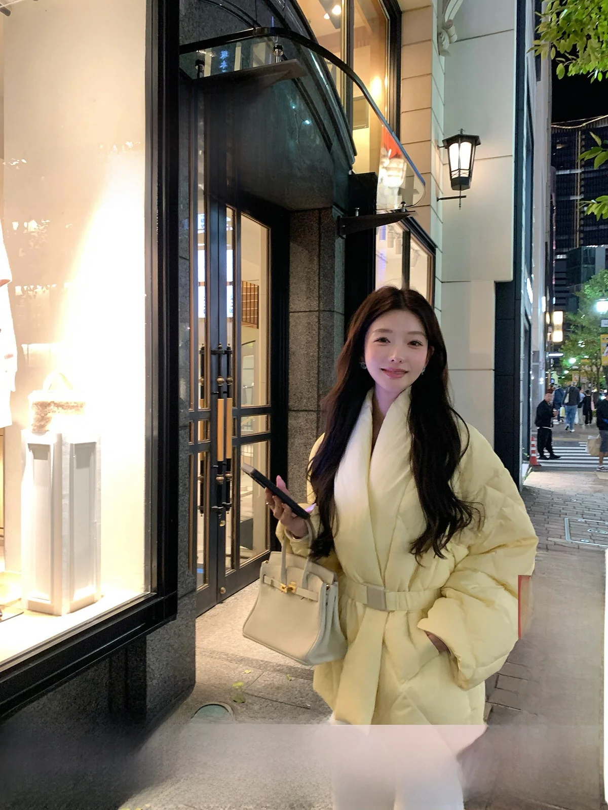 

YOLI Yellow Du down Jaet, женская повседневная утягивающая теплая верхняя одежда, осенне-зимний сезон, модное пальто