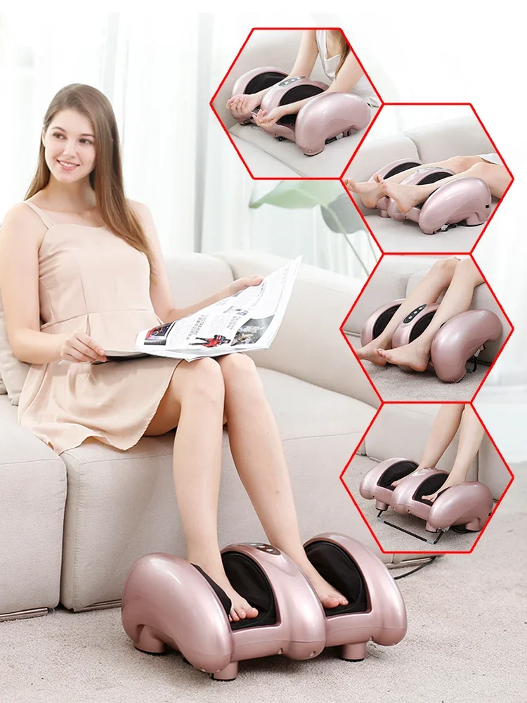 Intelligent Foot Massage Station - Hidden SupportFull HeatingKneading Pressing for Home ComfortUltimate Foot Relaxation Machine