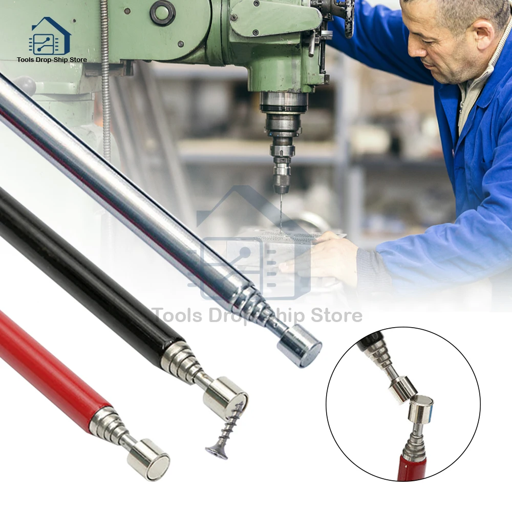 

Телескопическая магнитная ручка для поднятия болтов и гаек