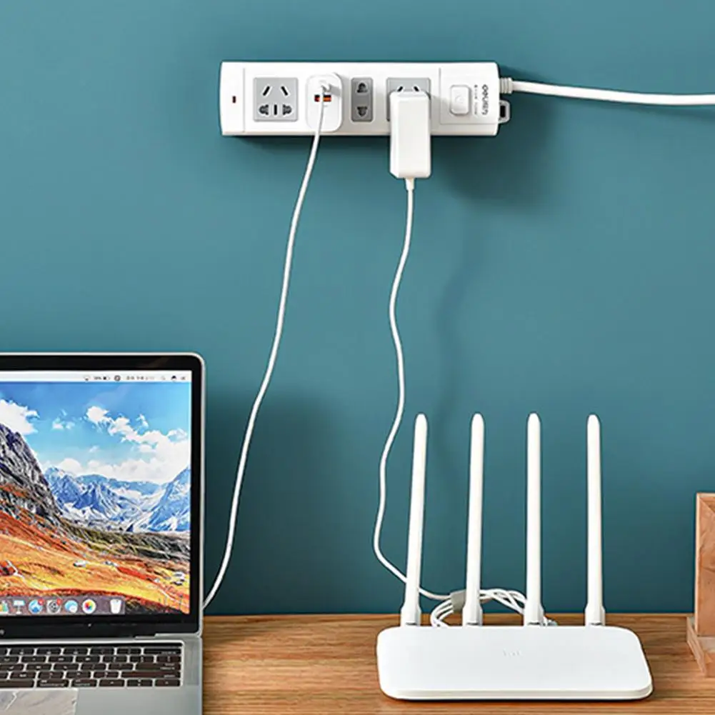 Socket Fixer Powerful Traceless Wall-mounted Plug Fixer Self-adhesive Strip Desktop Cable Sticker Organizer Hanging Power F6j6