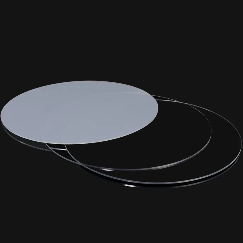 High Transparent Acrylic Disc Perspex Plate Round Sheets Clear Board For DIY Cake Topper Baking Decor Photo Frame