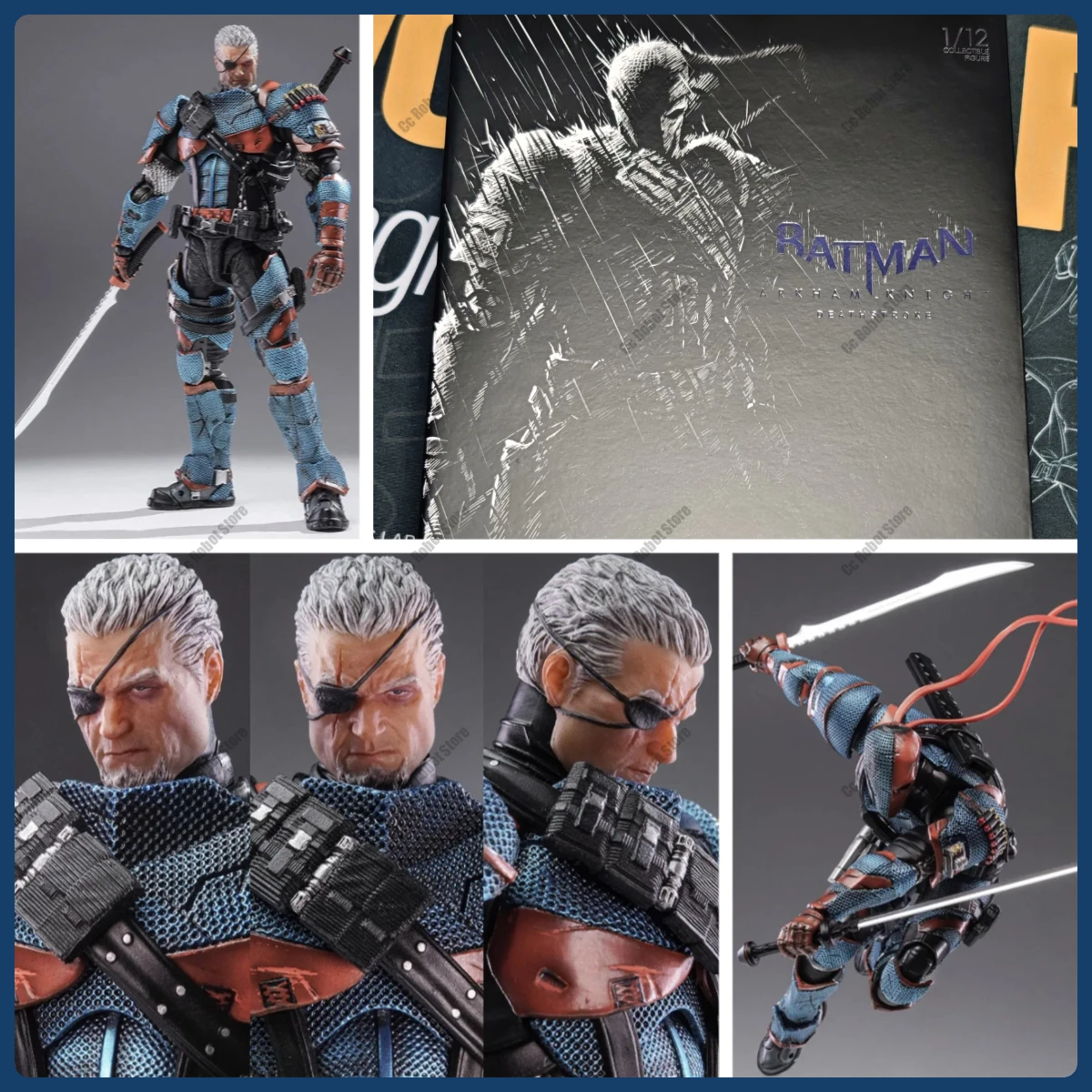 

Оригинальная горячая распродажа LPZZ Rouno Cueure DC002 1/12 Batman Arkham Knight Deathstroke UPF в наличии фигурка Коллекционная игрушечная модель