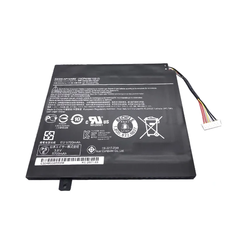 LMDTK New AP14A8M Laptop Battery For Acer Iconia Tab 10 A3-A20 A3-A20FHD SW5-011 SW5-012 AP14A4M 3.8V 5910mAh