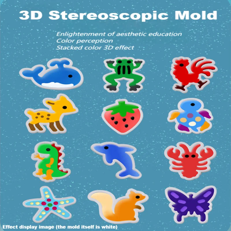 DIY Fairy Magic Water Elf Ocean Mold For Kids 3D Handmade Kits Aqua Fairy Gel Toy Set Handicrafts Educational Toys Xmas Gifts