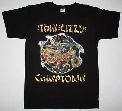 

Thin Lizzy Chinatown Men T Shirt New Arrived Summer Fashion Mens Tshirt Cotton 100% O Neck Tee Shirt Big Size 6Xl Homme