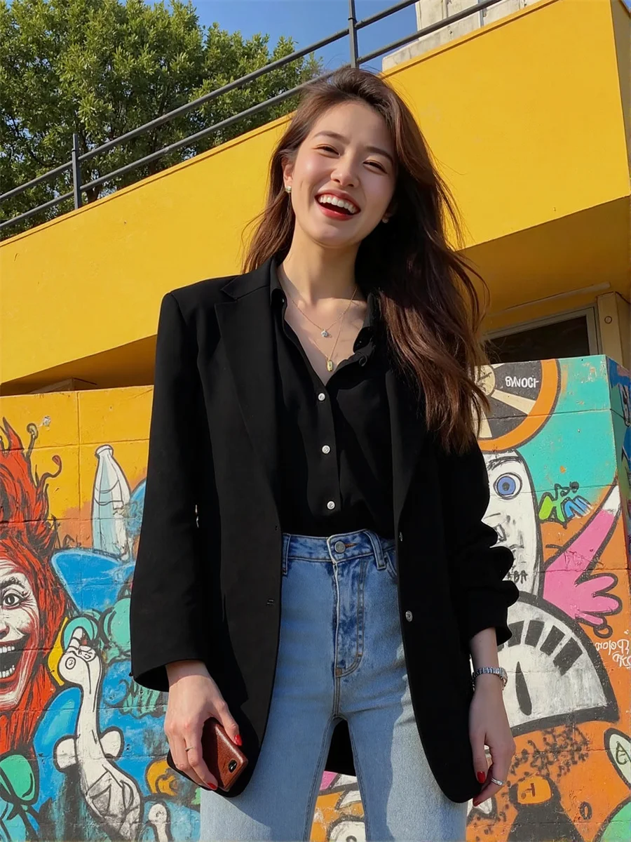 

White Women'S Evening Suit Lattice Strech Layer Front Popular Seasonal Soft Youthful Topcoat Aura Welt Wrap-Around Row Zipper