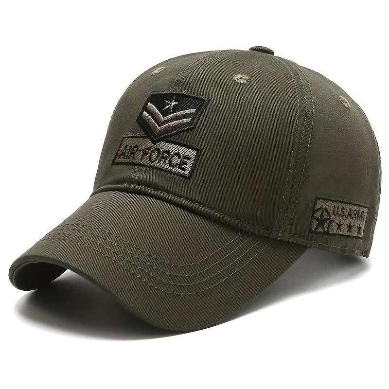 Unisex AIR FORCE Arrow Embroidery Baseball Caps Spring and Autumn Outdoor Adjustable Casual Hats Sunscreen Hat