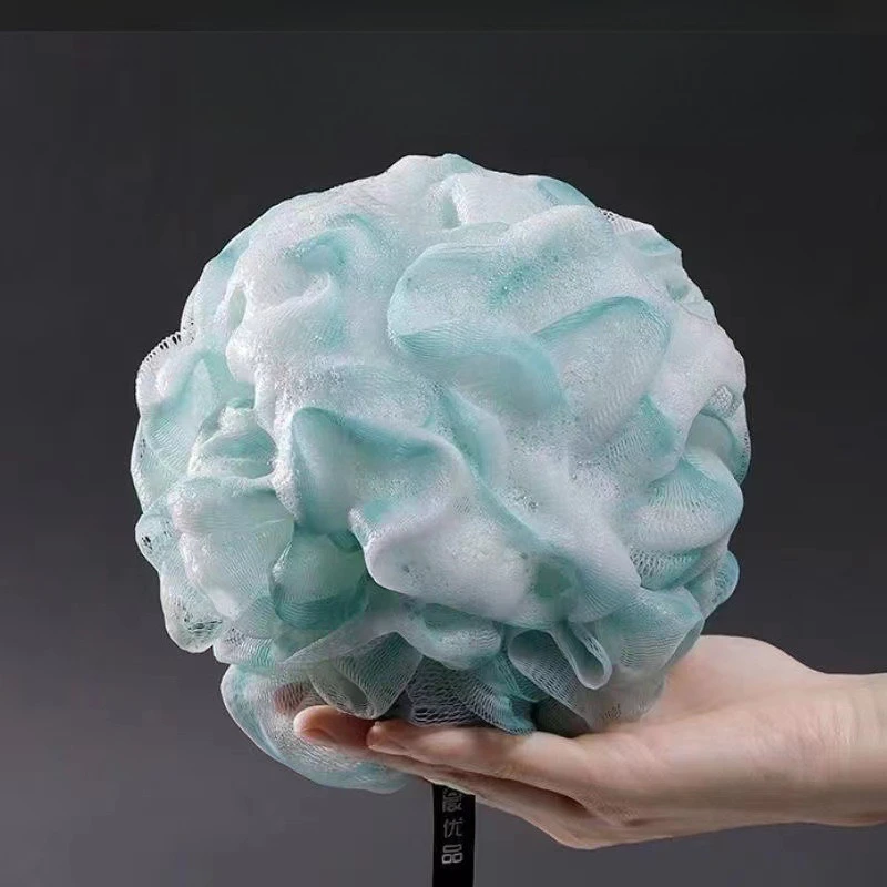 

1 шт. Большая мочалка-губка для ванны с обильной пеной, мягкая сетчатая, для очищения тела, отшелушивающая, аксессуар для ванной комнаты