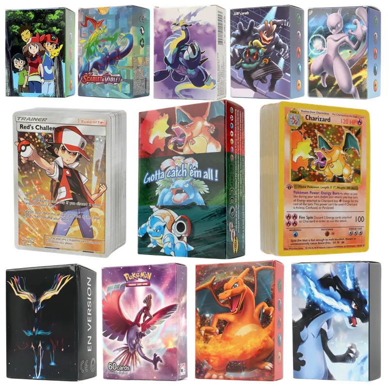 60/100/151Pcs English Pokemon cards Cartoon Arceus Charizard Pikachu Vmax EX MEGA GX TAG 1996 First generation Rare Flash Card - AliExpress 26 60/100/151Pcs English Pokemon cards Cartoon Arceus Charizard Pikachu Vmax EX MEGA GX TAG 1996 First generation Rare Flash Card - AliExpress 26