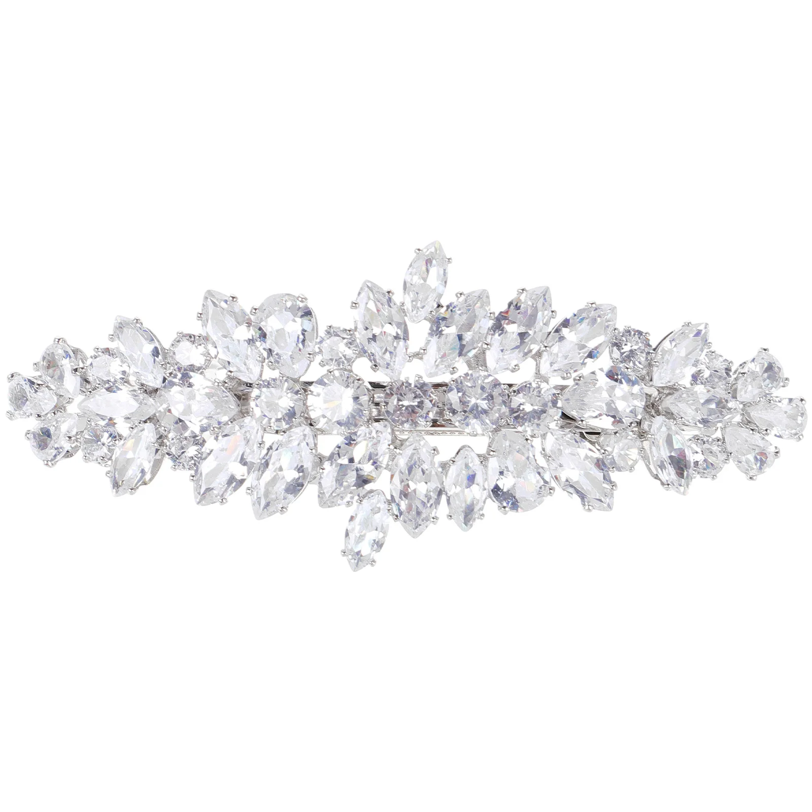 

Zircon Wedding Hair Clip Bridal Headdress Luxury Headpiece for Brides Bridesmaids Wedding Hair Accessories Bridal Headdress