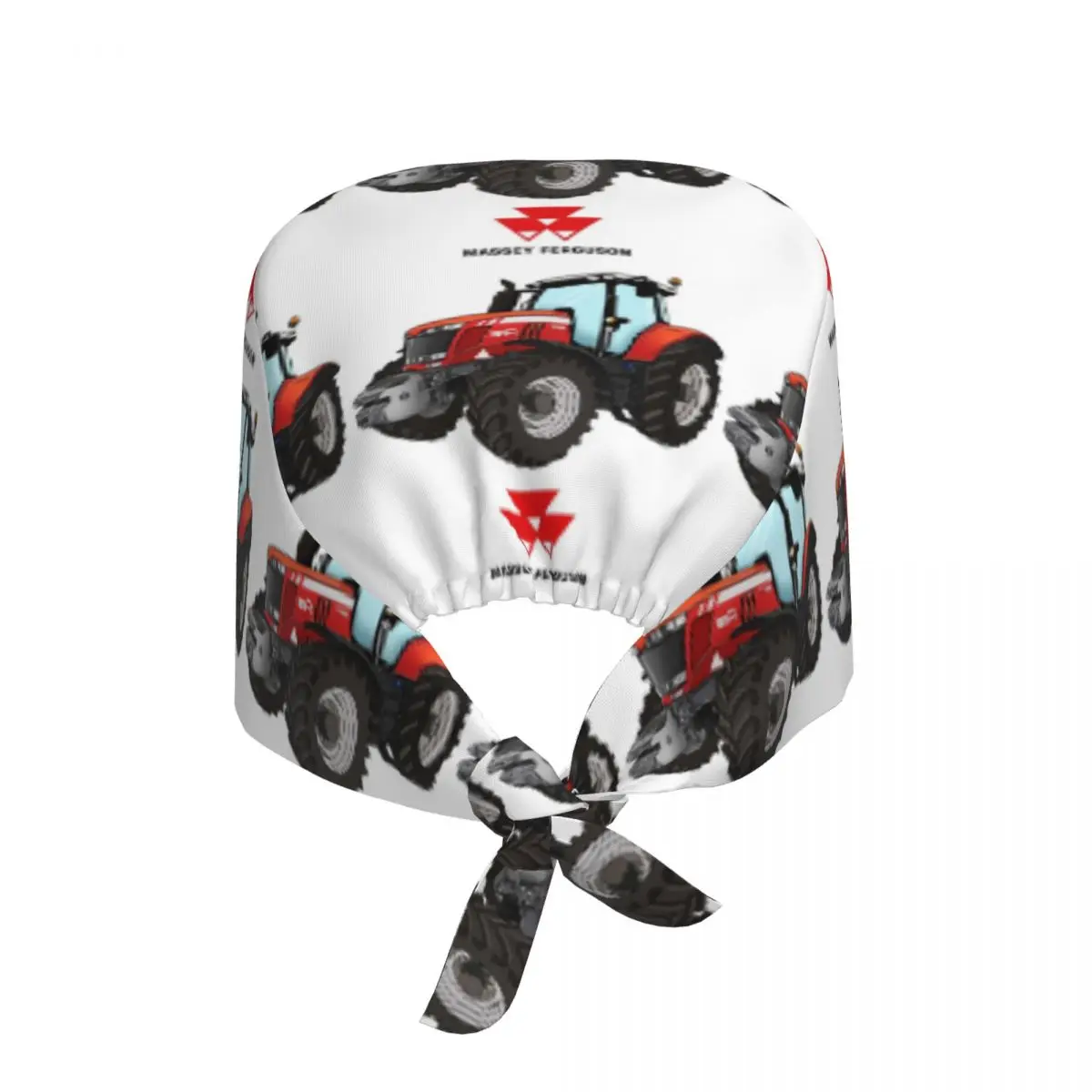 Massey Ferguson Tractor Red Tractor Scrub Hat Doctor Working Surgical Cap Men Women Adjustable Nursing Caps for Dentist
