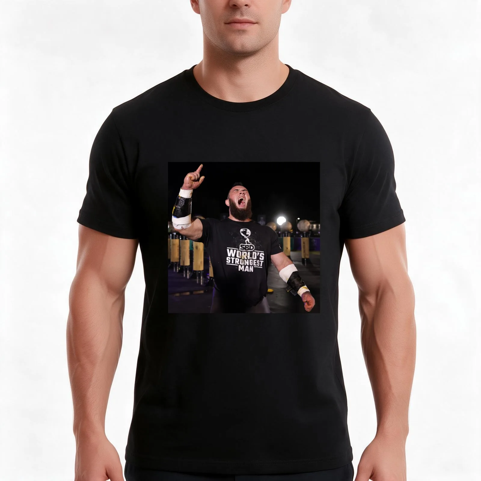 Atlas Stones Oleksii Novikov World_amp_39_s Strongest Man T-Shirt, Summer Casual Cotton Tee, Oversized Streetwear Tops