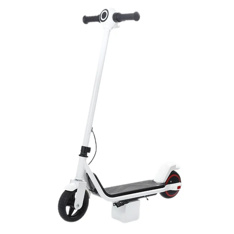 

Two-wheeled children's electric scooter portable small foldable