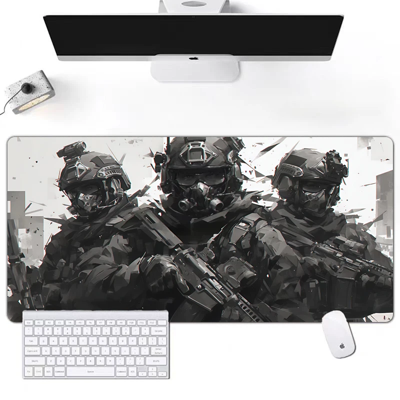 

Anime military mechanical keyboard game luxury mouse pads multi-model computer office rubber sliding tableboard extended mats