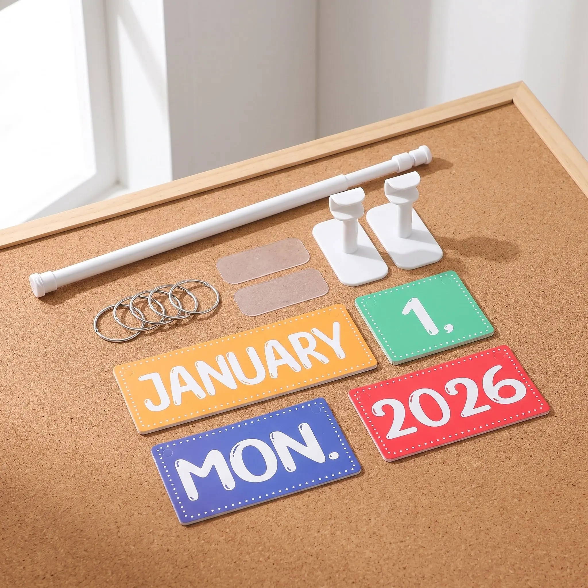 Flip Calendar for Classroom Bulletin Board Set Colorful Educational Calendar Learning Date Tracker Bulletin Board Decorations