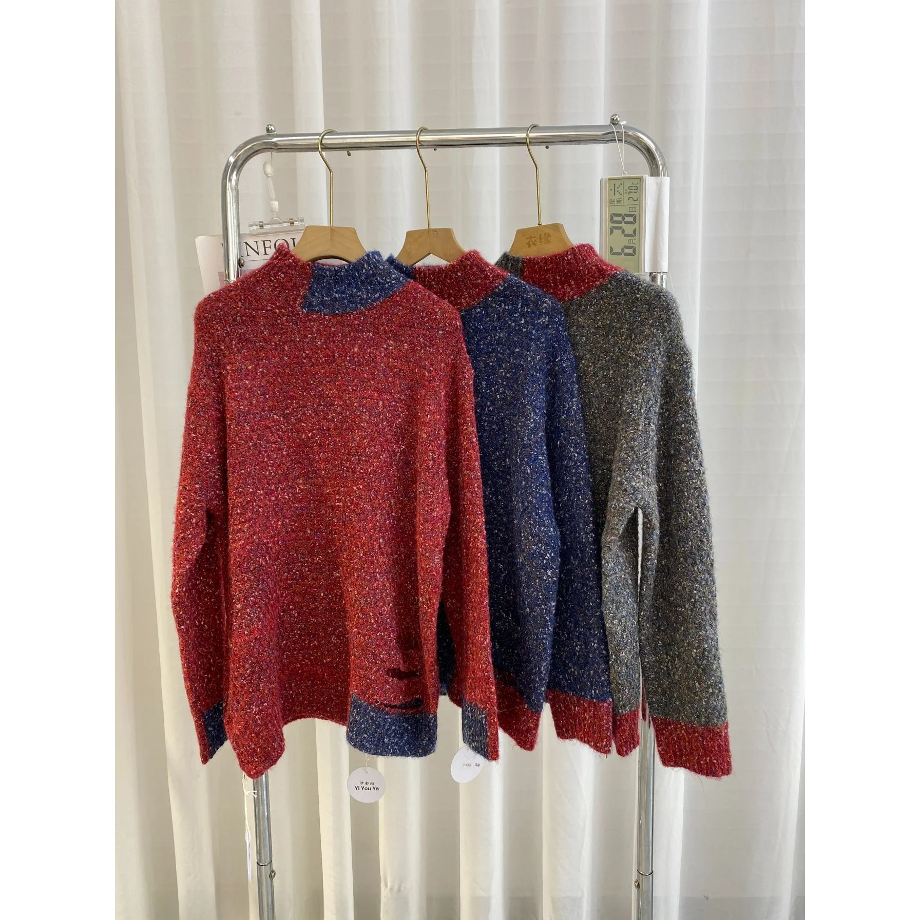 

Faionable Versatile Women's Knitted Sweater Slimming Top New Arrival Sli Autumn Season All-Weather Comfortable Fit