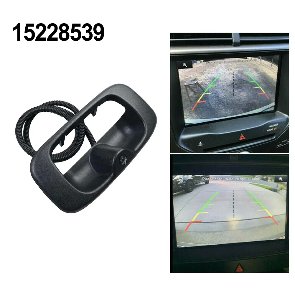 

15228539 5W Black Rear View Camera For Chevy Silverado And For GMC Sierra 1999-2007 IP68 Waterproof Car Reverse Camera