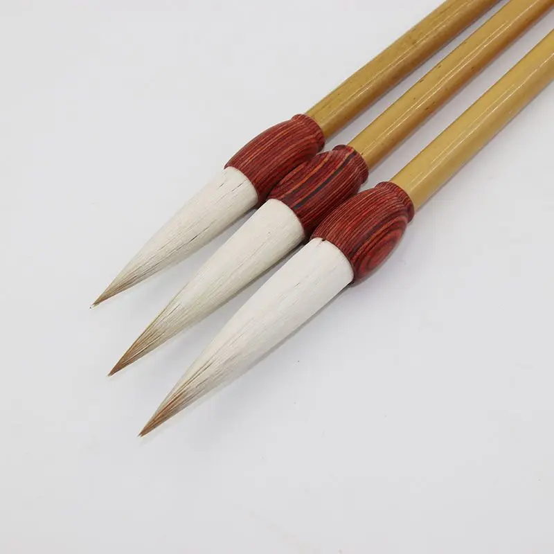 

Weasel Woolen Multiple Hair Calligraphy Brush Set Running Cursive Script Brush Chinese Painting Line Drawing Brush Scriptliner