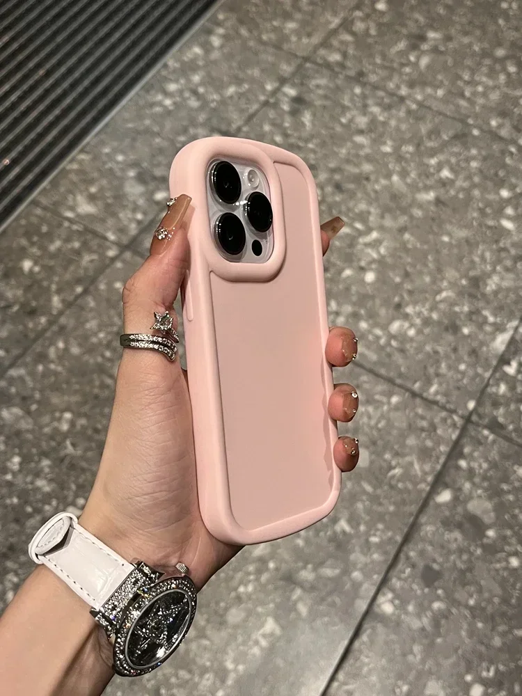 Niedliche Airbag Schutz Silikon Süßigkeiten Handy hülle für iPhone 15 14 12 Pro Max 11 13 Pro x xs xr Rückseite