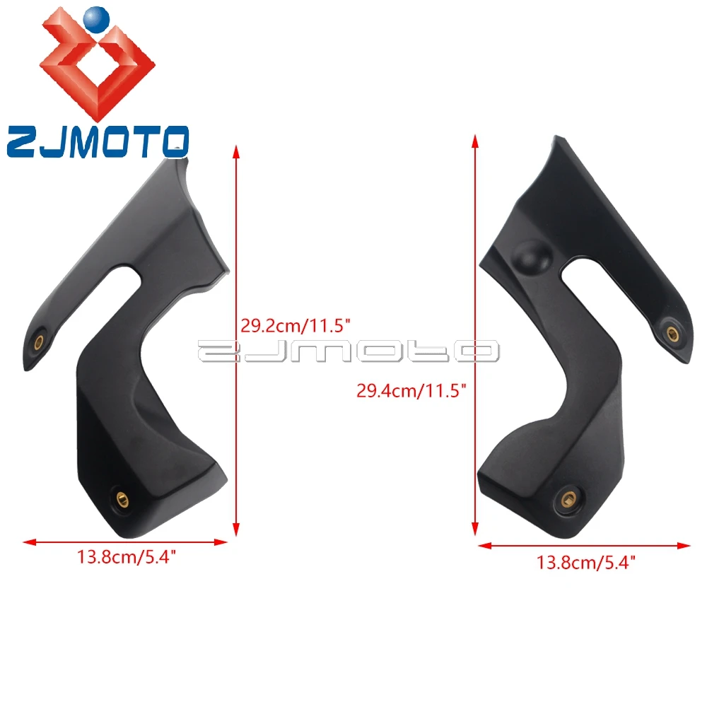 Motorcycle Plastic Left & Right Chin Guards Front Bottom Spoiler Mudguard Air Dam Chin Fairing Fender For Nightster RH975 2022+