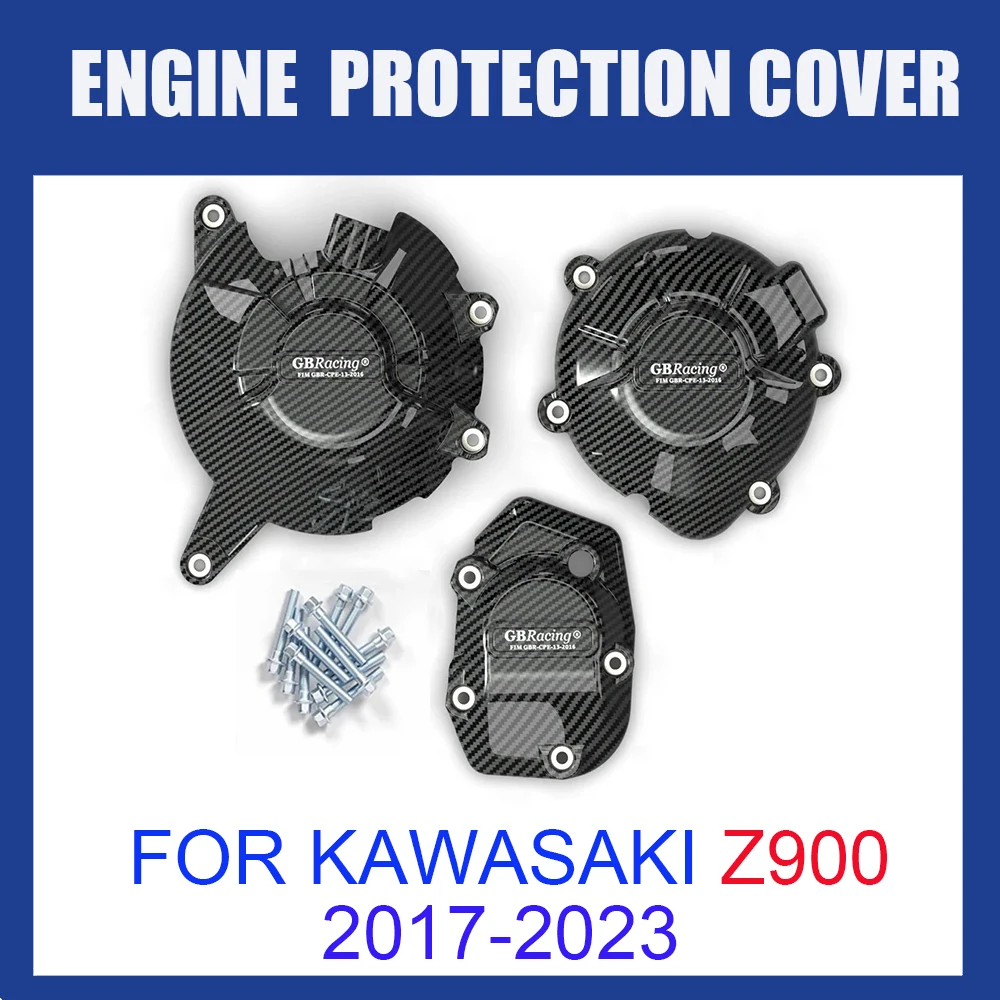 Motorcycles Engine Cover Protection Case GB Racing For KAWASAKI Z900 2017-2023 、Z900SE 2022-2023