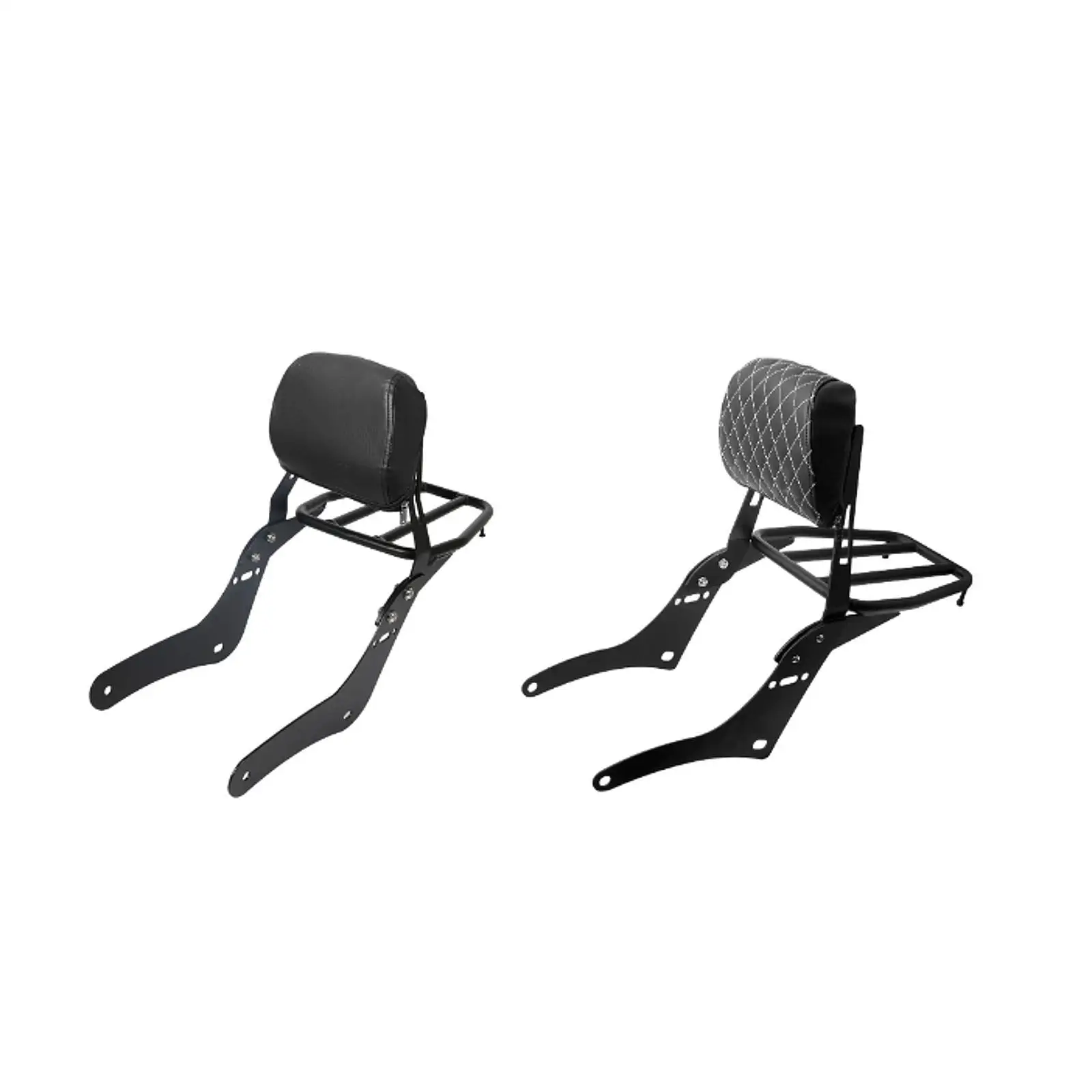 

Motorcycle Sissy Bar Detachable with Luggage Rack Repair Parts Passenger Backrest Rear Pad for Cmx300 Cmx500