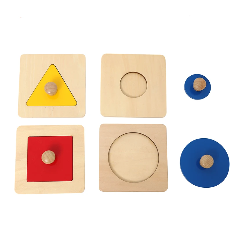 

Geometric Puzzle Toy for Kids Color/ Shape/ Size Learning Tool Montessori Educational Game Hand-eye Coordination Fine Motor Skil