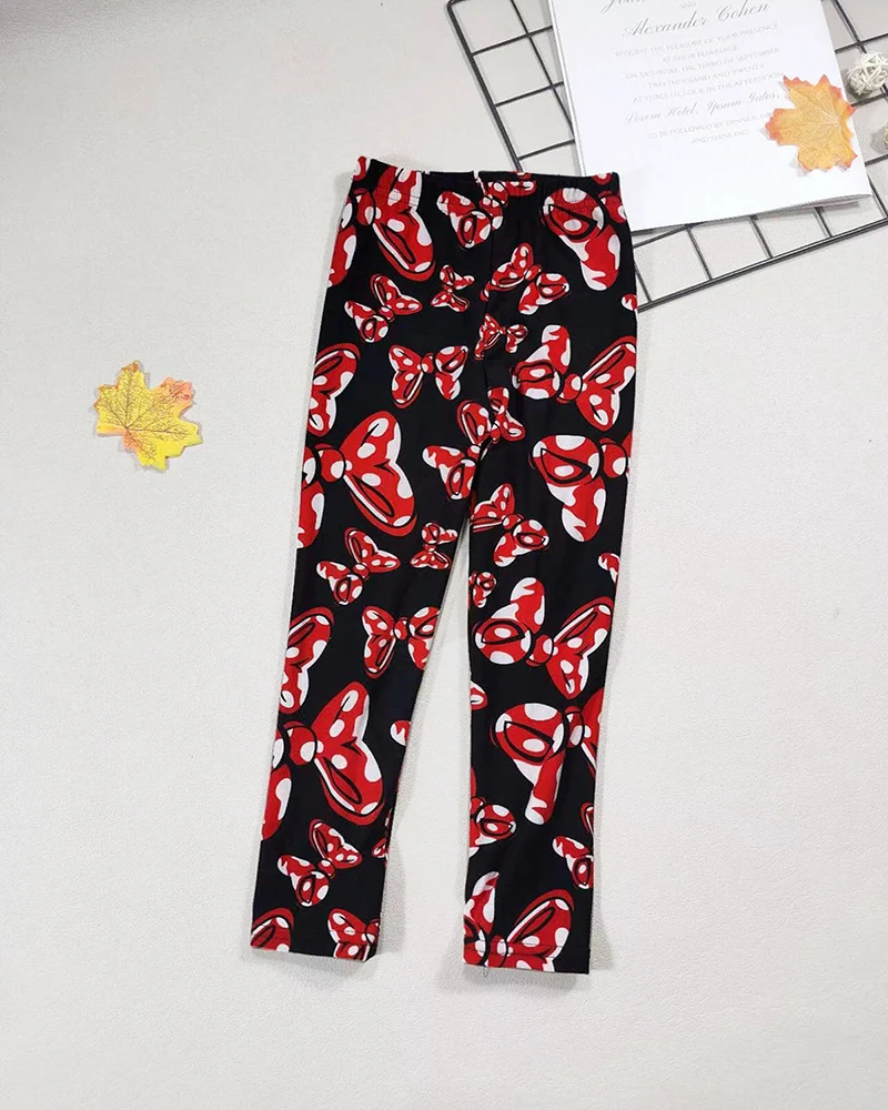 Mädchen Leggings Mode Cartoon Enge Hosen Frühling und Herbst Baby Mädchen Slim Fit Blumen Leggings Sommer Kinder Hosen – Detail 26
