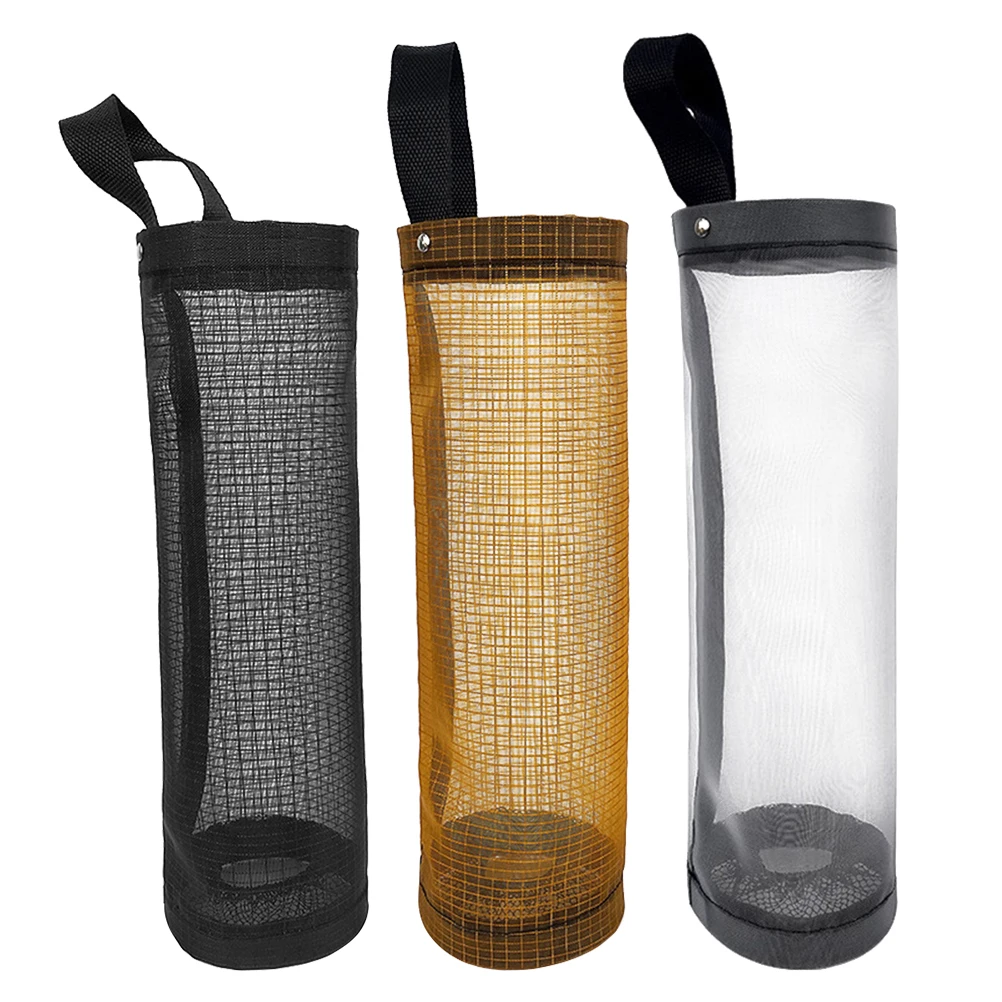 

3pcs Storage Bags Trash Organizers Kitchen Recycling Rack Plastic Bag Holder Garbage Dispenser Household Storage Tools