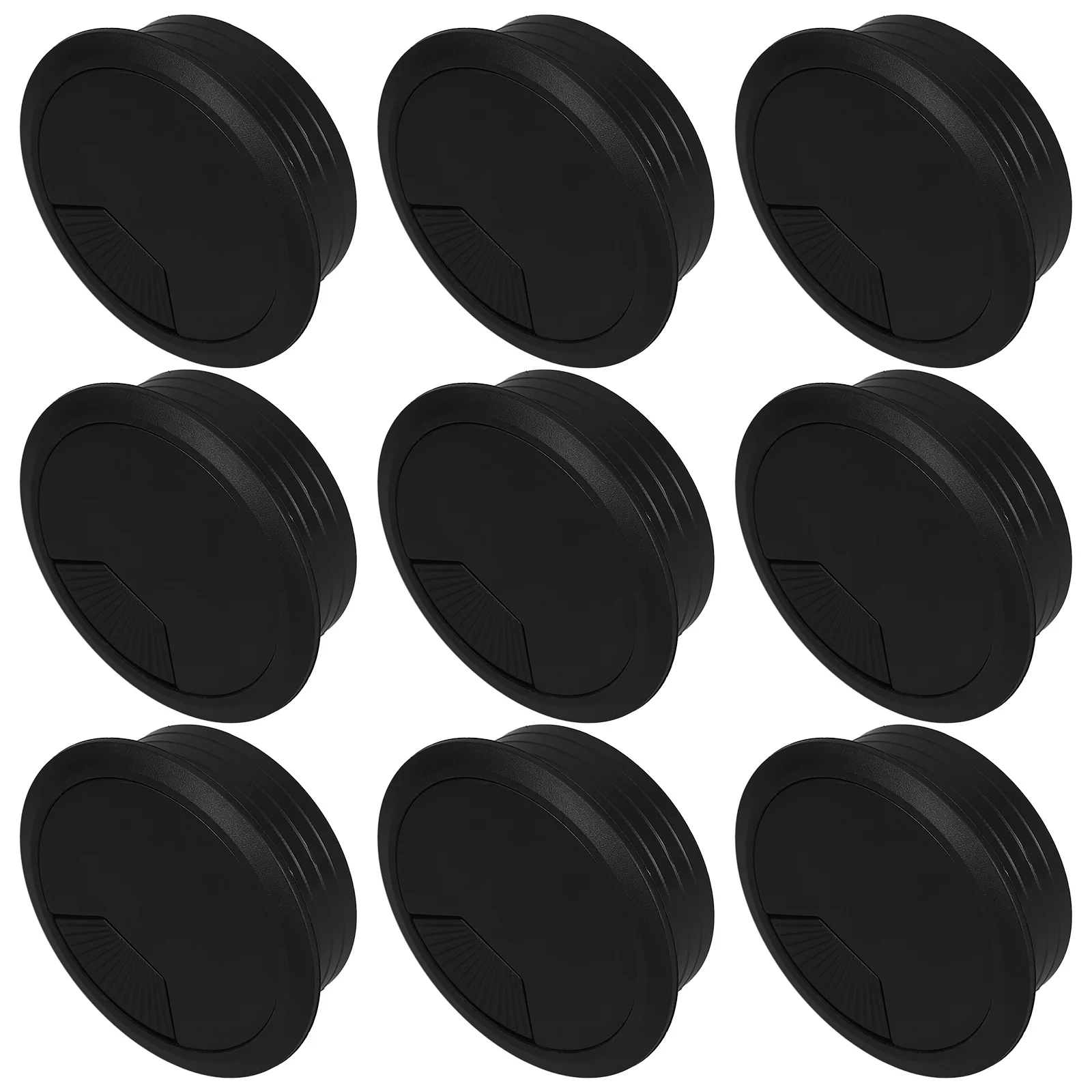 

9Pcs Cable Grommets Desk Hole Cover 60mm Plastic Desk Cord Organizer for Office Table Workbench Wire Management