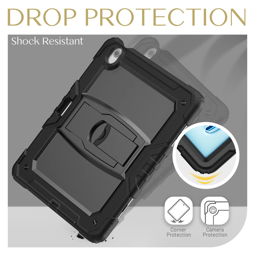 حافظة أطفال مقاس 13.0 بوصة لجهاز iPad Air13 Air 13 2024 2025 M3 M2 حافظة كمبيوتر لوحي A3269 A2898 غطاء Fundas مقاوم للصدمات من السيليكون PC Stand Shell #1