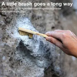 Rock Climbing Brush Bristle Bouldering Brush with Beech Wood Handle Callus Remover Boar Hair Brush for Climbing Shoe Brushes