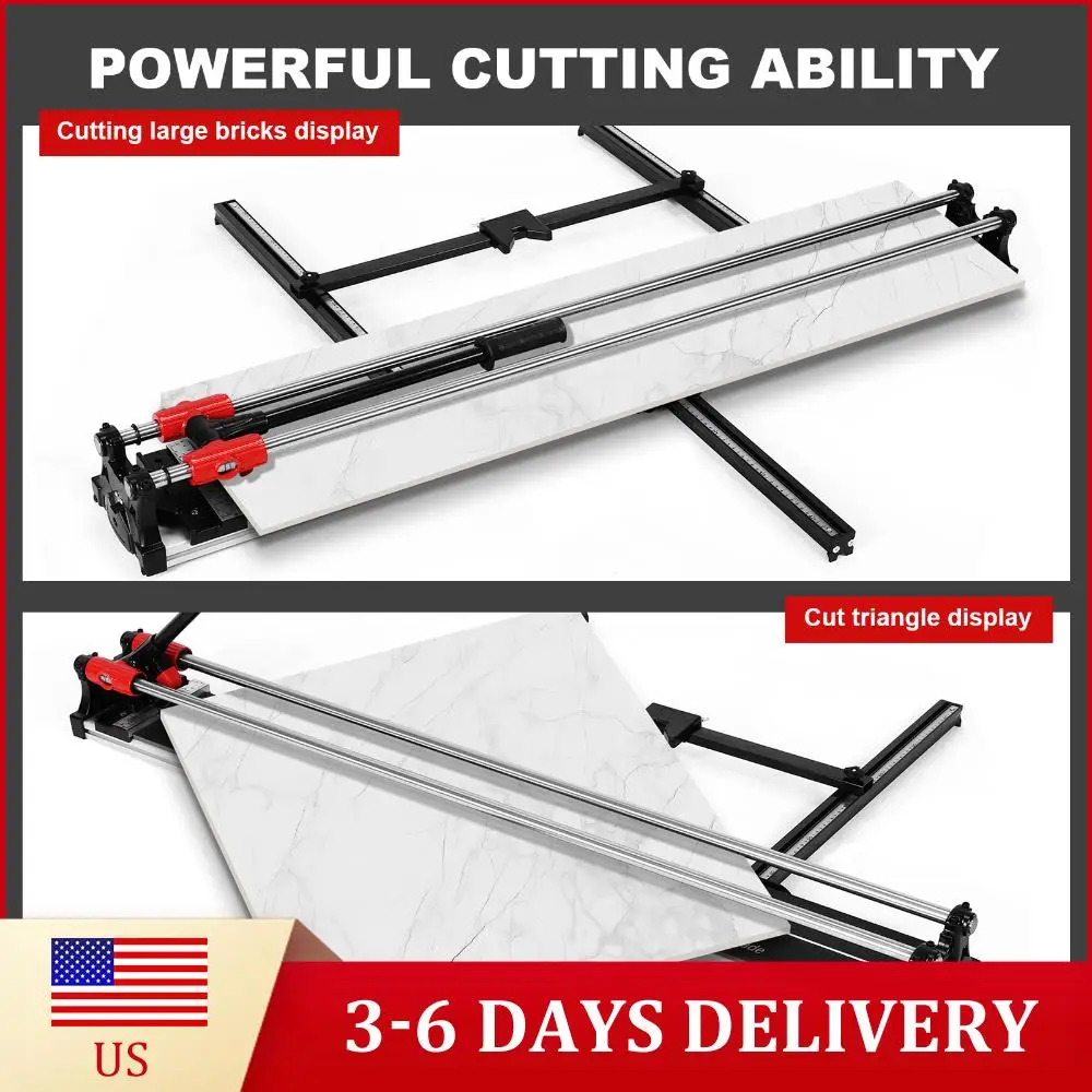 

Усиленный резак с широким алюминиевым основанием, ударопрочный, с противоскользящим покрытием для обработки плитки