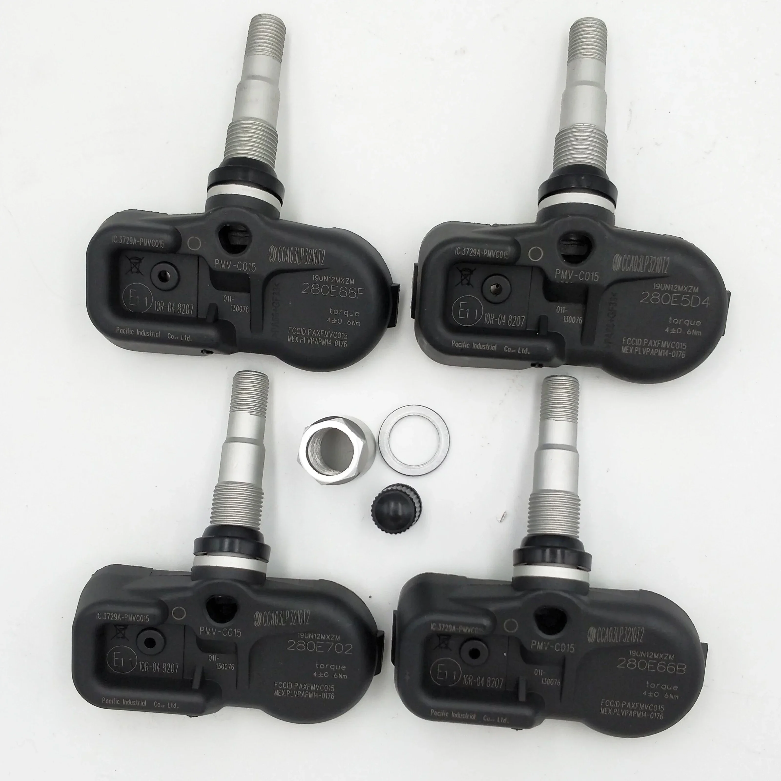 4PCS TPMS PMV-C015 Tire Pressure Sensor For Toyota Camry Tacoma Avalon 42607-06030 42607-48010 42607-0E020 315MHz